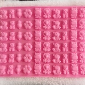 Pink Silicone Baking Mold